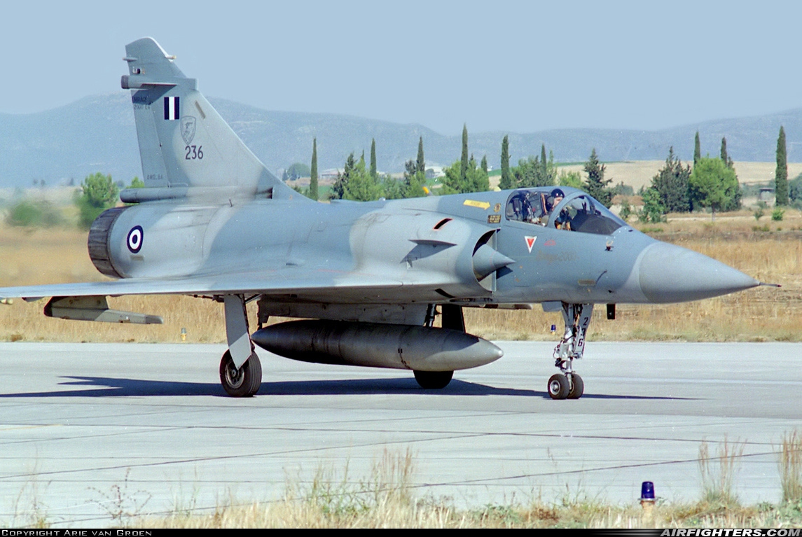 Greece - Air Force Dassault Mirage 2000EG 236 at Tanagra (LGTG), Greece
