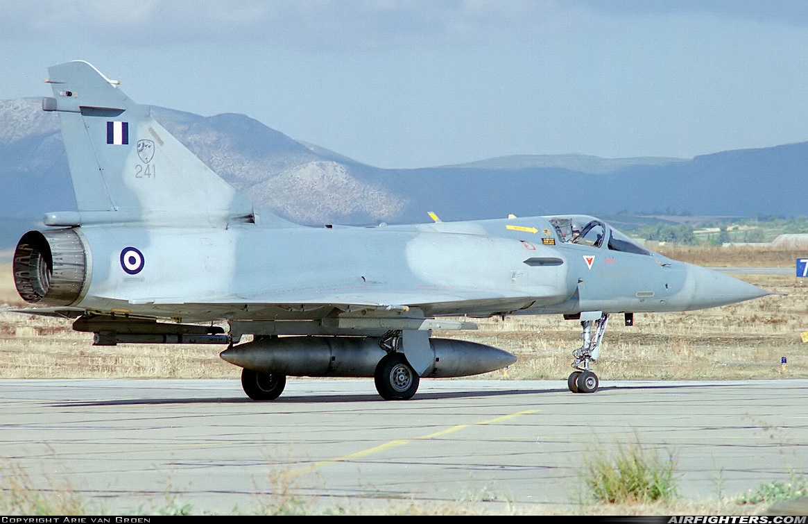 Greece - Air Force Dassault Mirage 2000EG 241 at Tanagra (LGTG), Greece