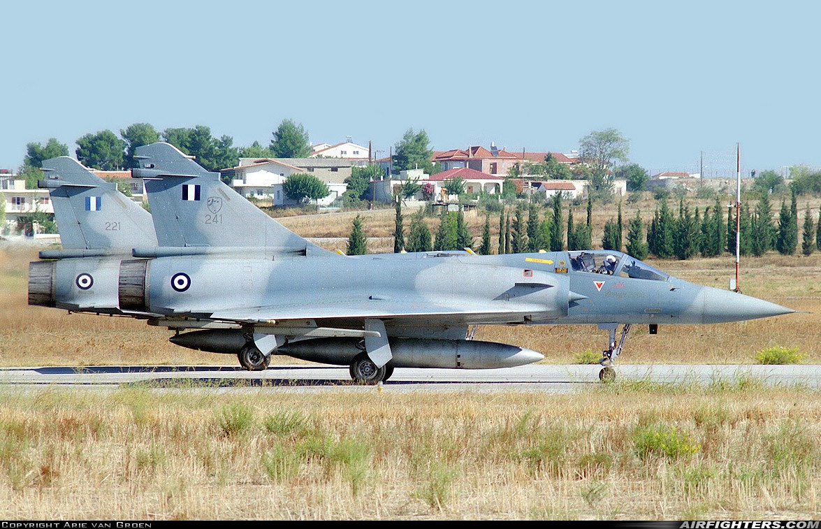 Greece - Air Force Dassault Mirage 2000EG 241 at Tanagra (LGTG), Greece