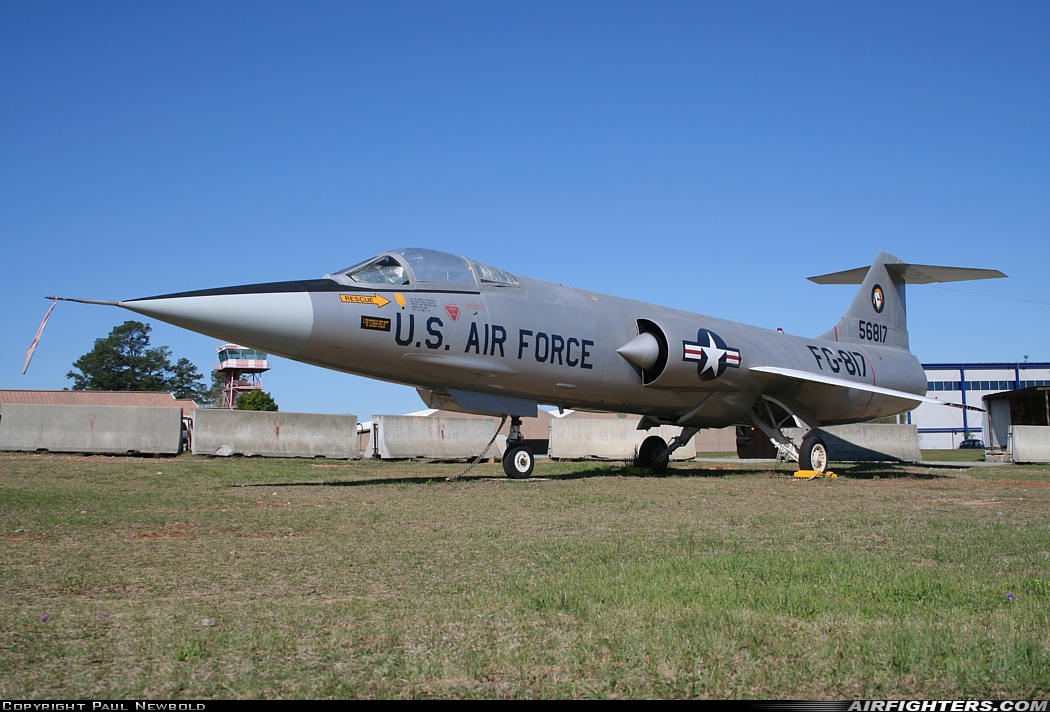 USA - Air Force Lockheed F-104A Starfighter 56-0817 at Warner Robins - Robins AFB (WRB / KWRB), USA