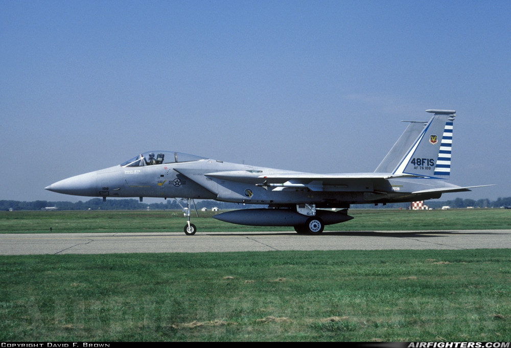 USA - Air Force McDonnell Douglas F-15A Eagle 76-0100 at Hampton - Langley (LFI / KLFI), USA
