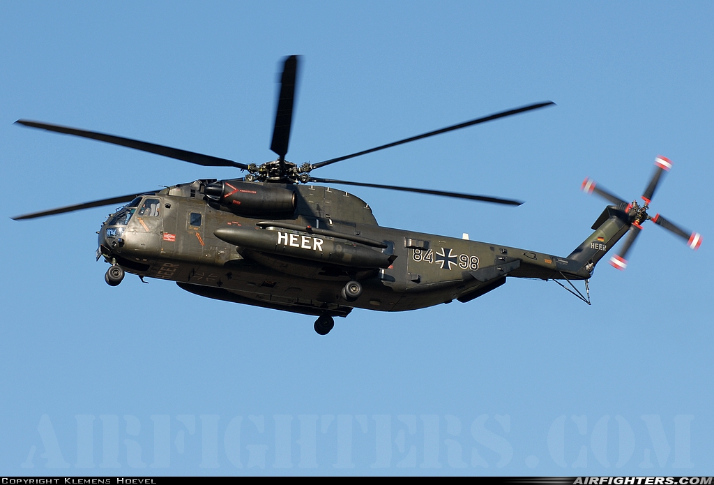 Germany - Army Sikorsky CH-53GS (S-65) 84+98 at Rheine-Bentlage (ETHE), Germany