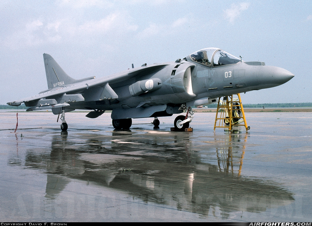 Italy - Navy McDonnell Douglas AV-8B+ Harrier ll MM7199 at Havelock - Cherry Point MCAS (NKT / KNKT), USA