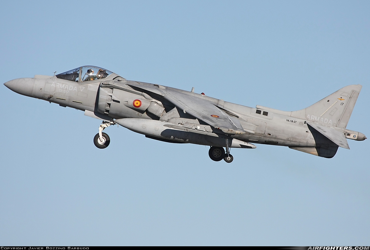 Spain - Navy McDonnell Douglas EAV-8B+ Harrier II VA1B-27 at Madrid - Torrejon (TOJ / LETO), Spain