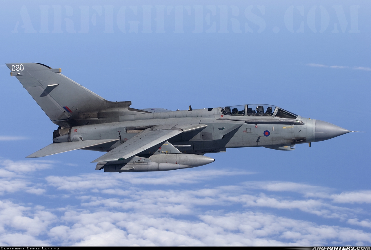 UK - Air Force Panavia Tornado GR4(T) ZD742 at In Flight, UK