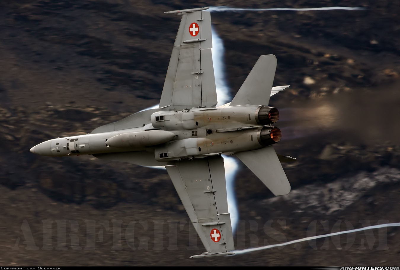 Switzerland - Air Force McDonnell Douglas F/A-18C Hornet J-5007 at Off-Airport - Axalp, Switzerland