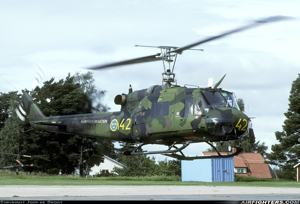 Sweden - Armed Forces Agusta-Bell Hkp 3C (AB-204B) 03302 at Linkoping - Malmen (ESCF), Sweden