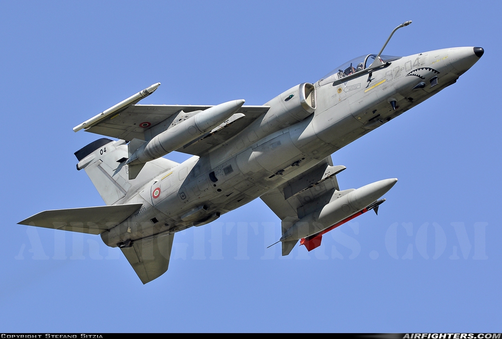 Italy - Air Force AMX International AMX  ACOL MM7171 at Decimomannu - (DCI / LIED), Italy