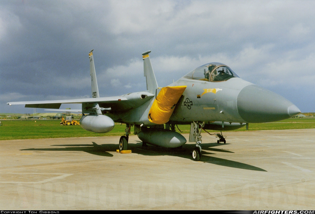 USA - Air Force McDonnell Douglas F-15A Eagle 73-0093 at Lossiemouth (LMO / EGQS), UK