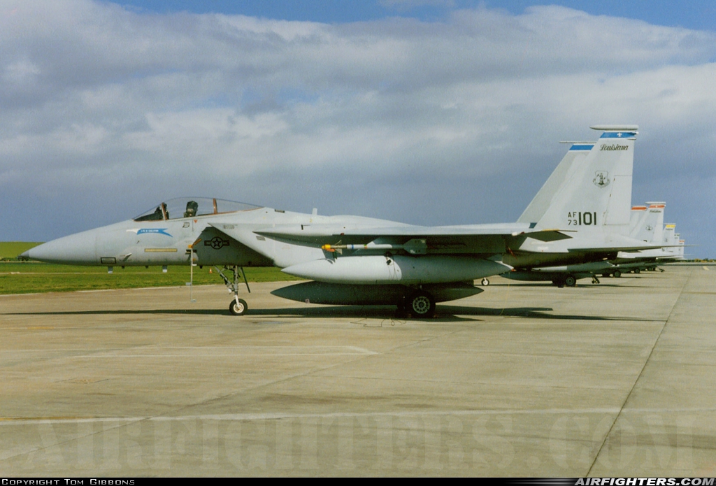 USA - Air Force McDonnell Douglas F-15A Eagle 73-0101 at Lossiemouth (LMO / EGQS), UK
