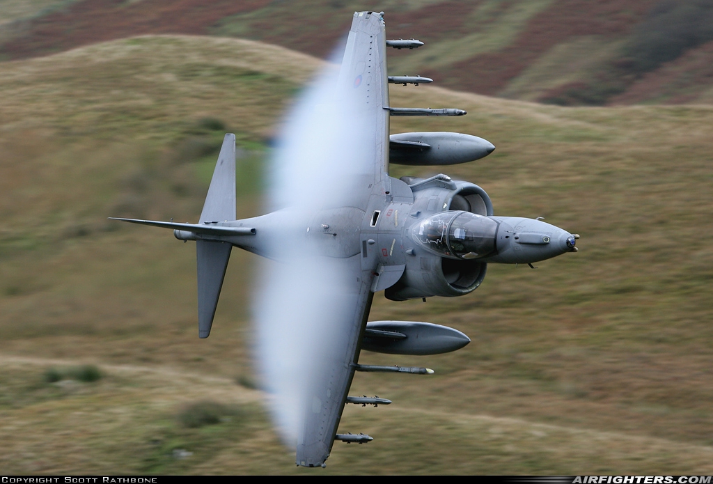 UK - Air Force British Aerospace Harrier GR.9A ZD431 at Off-Airport - Machynlleth Loop Area, UK