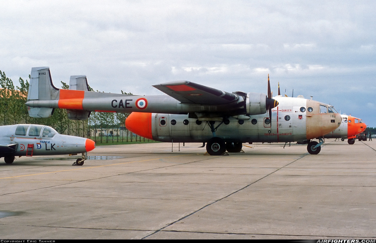 France - Air Force Nord N-2501F Noratlas 192 at Villacoublay (LFPV), France