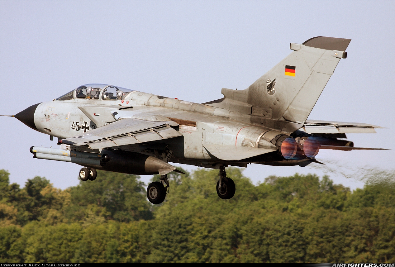 Germany - Air Force Panavia Tornado IDS 45+38 at Lechfeld (ETSL), Germany