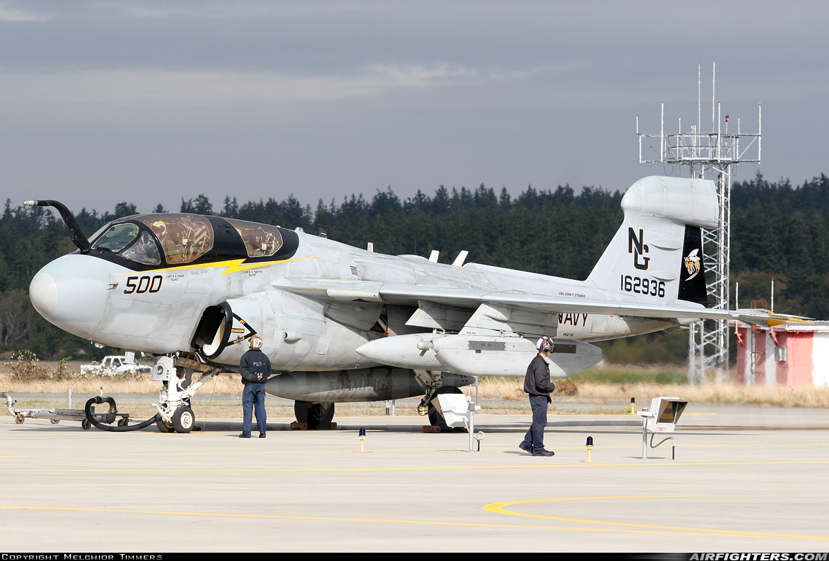 USA - Navy Grumman EA-6B Prowler (G-128) 162936 at Oak Harbor - Whidbey Island NAS / Ault Field (NUW), USA