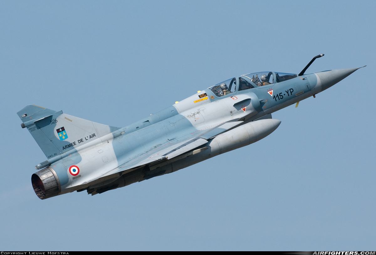 France - Air Force Dassault Mirage 2000B 526 at Kleine Brogel (EBBL), Belgium