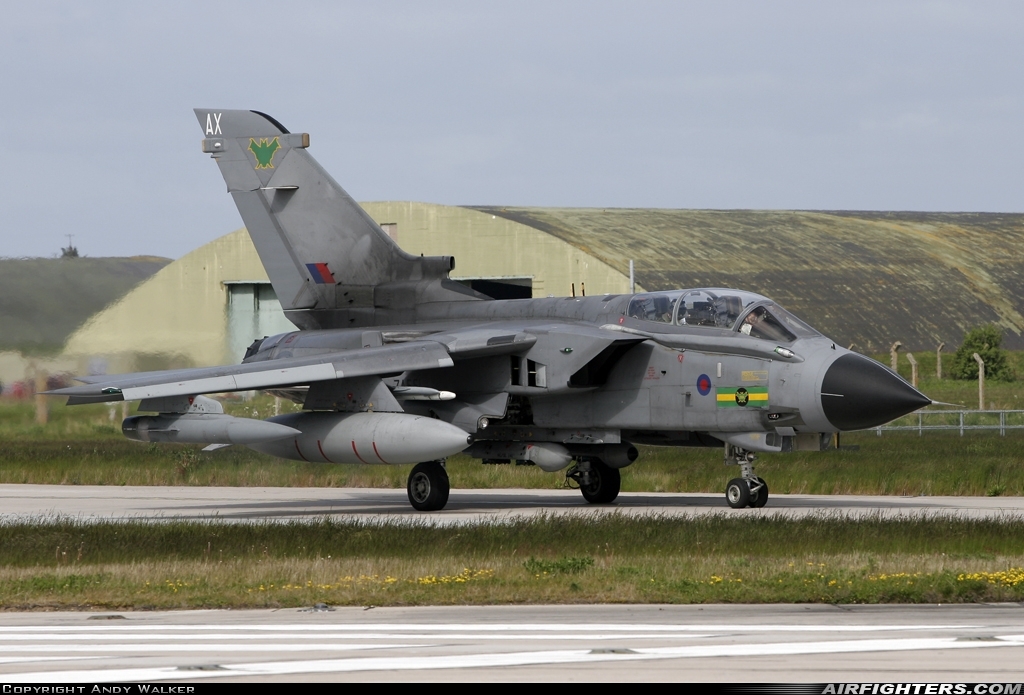 UK - Air Force Panavia Tornado GR4(T) ZA551 at Lossiemouth (LMO / EGQS), UK