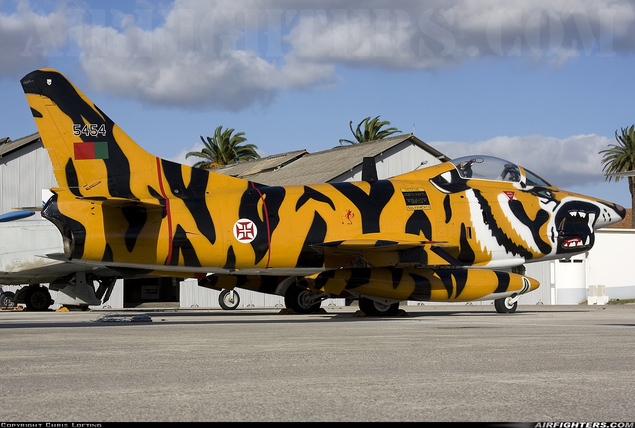 Portugal - Air Force Fiat G-91R3 5454 at Sintra (- Granja do Marques) (BA1) (LPST), Portugal