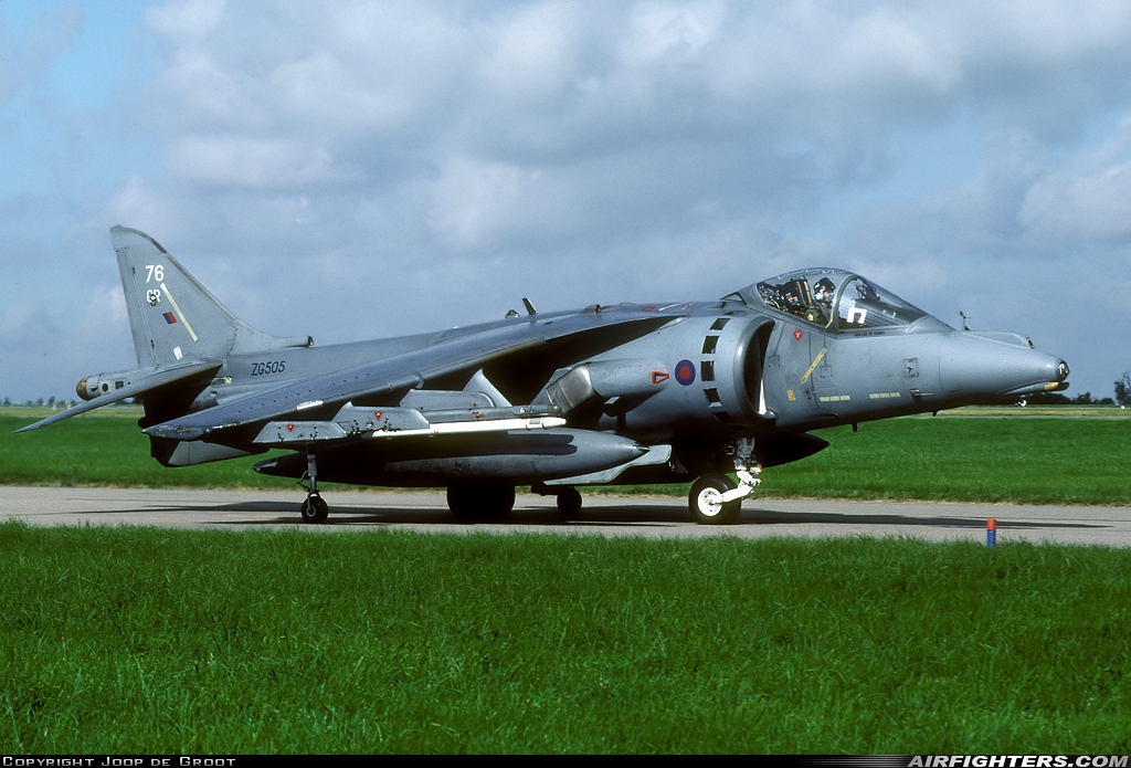 UK - Air Force British Aerospace Harrier GR.9 ZG505 at Cottesmore (Oakham) (OKH / EGXJ), UK