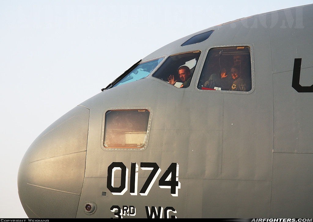 USA - Air Force Boeing C-17A Globemaster III 00-0174 at Beijing - Capital (PEK / ZBAA), China