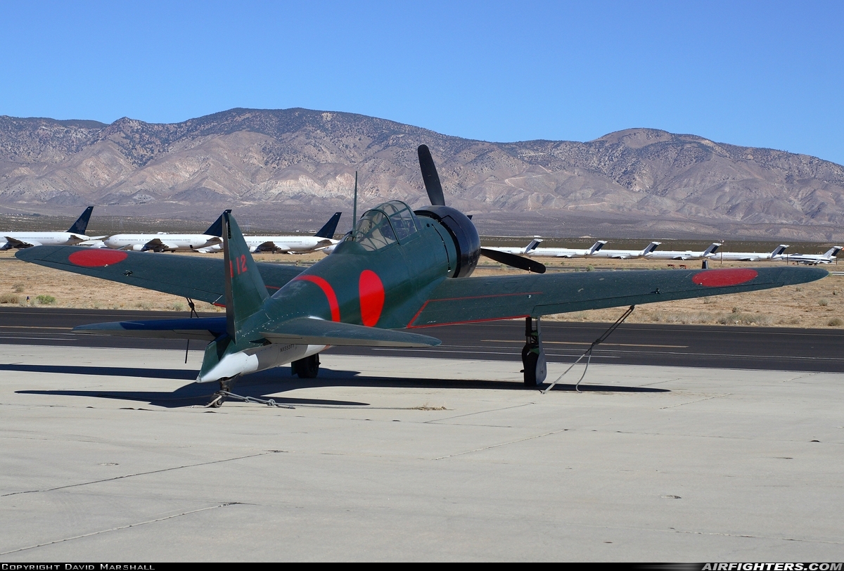 Private Mitsubishi A6M3 Zero NX553TT at Mojave (MHV), USA