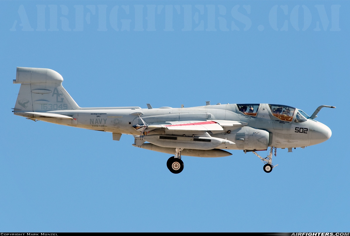USA - Navy Grumman EA-6B Prowler (G-128) 163049 at Las Vegas - Nellis AFB (LSV / KLSV), USA