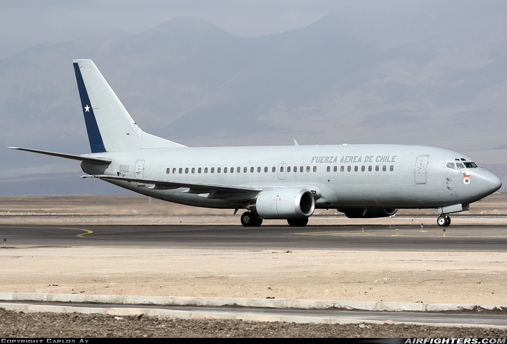 Chile - Air Force Boeing 737-330QC 922 at Antofagasta - Cerro Moreno (ANF / SCFA), Chile