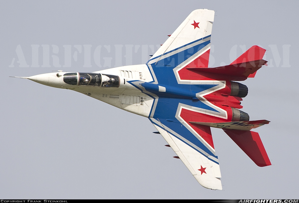 Russia - Air Force Mikoyan-Gurevich MiG-29UB (9.51)  at Brno - Turany (BRQ / LKTB), Czech Republic
