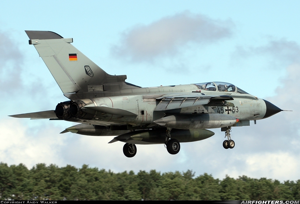 Germany - Air Force Panavia Tornado IDS 45+53 at Lossiemouth (LMO / EGQS), UK