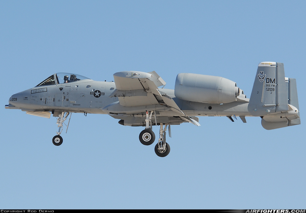 USA - Air Force Fairchild A-10C Thunderbolt II 79-0209 at Las Vegas - Nellis AFB (LSV / KLSV), USA