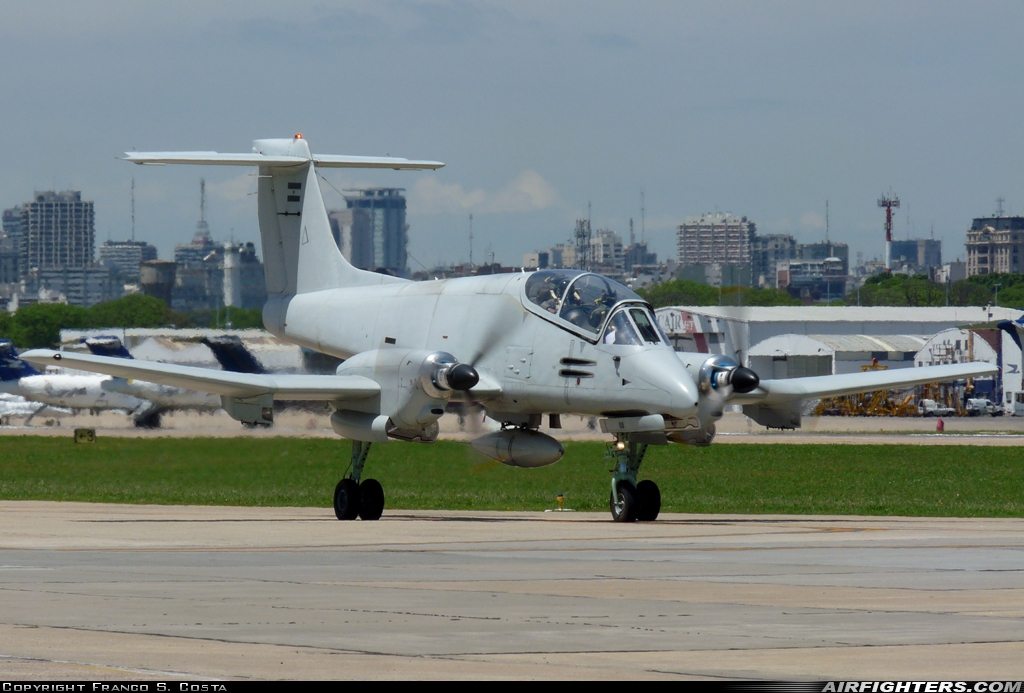 Argentina - Air Force FMA IA-58D Pucara A-588 at Buenos Aires - Aeroparque Jorge Newbery (AEP / SABE), Argentina