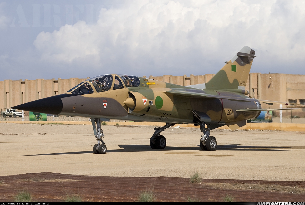 Libya - Air Force Dassault Mirage F1BD 204 at Tripoli - Mitiga (MJI / HLLM), Libya