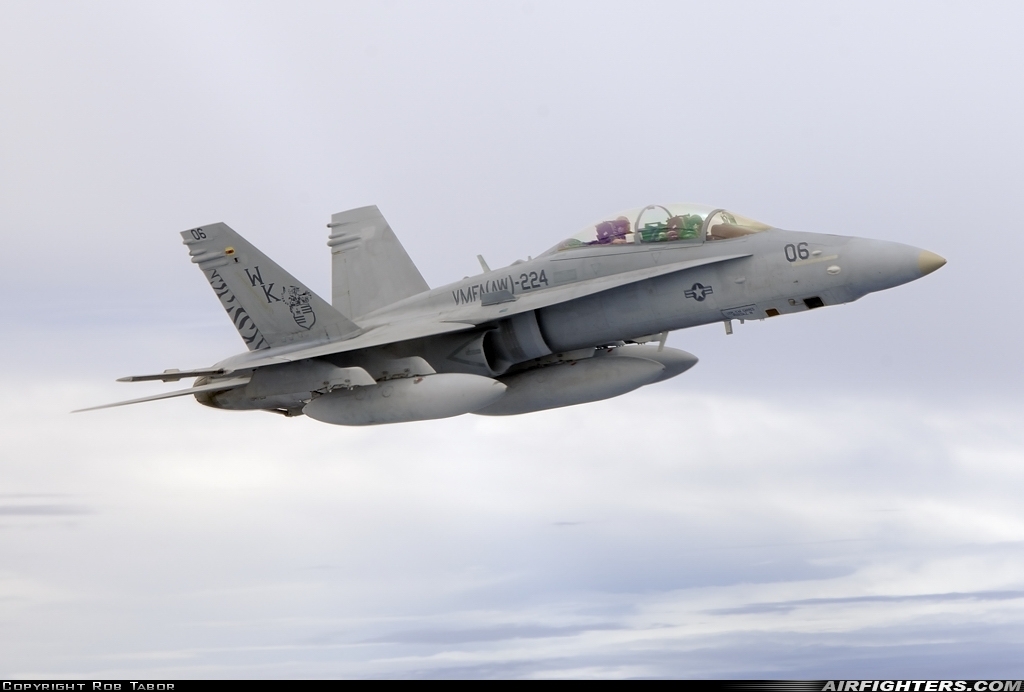 USA - Marines McDonnell Douglas F/A-18D(RC) Hornet 164723 at In Flight, International Airspace