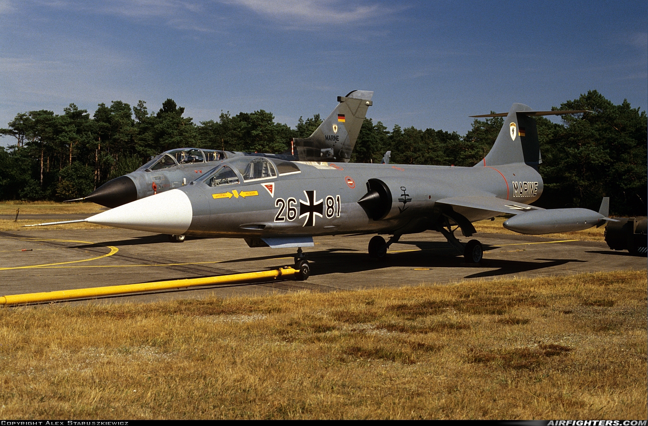 Germany - Air Force Lockheed F-104G Starfighter 25+74 at Nordholz (- Cuxhaven) (NDZ / ETMN), Germany