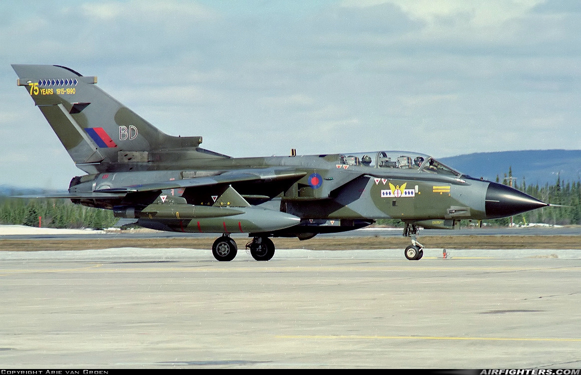 UK - Air Force Panavia Tornado GR4 ZD744 at Goose Bay (YYR / CYYR), Canada