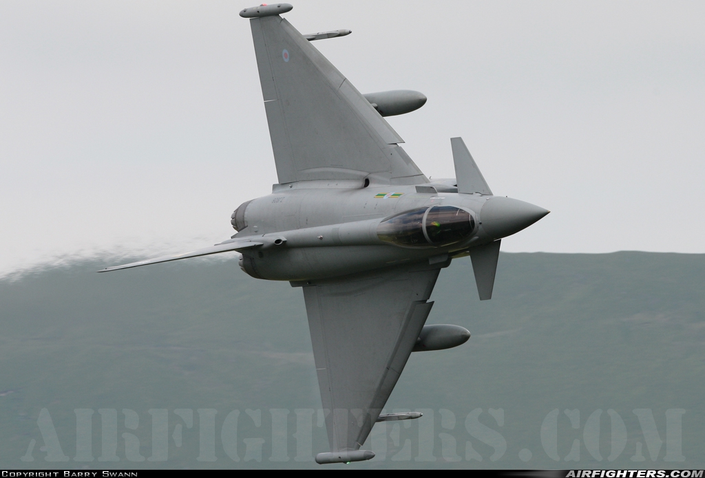 UK - Air Force Eurofighter Typhoon F2 ZJ928 at Off-Airport - North Wales, UK