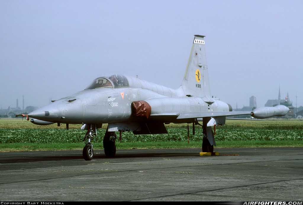 Netherlands - Air Force Canadair NF-5A (CL-226) K-3019 at Koksijde (EBFN), Belgium