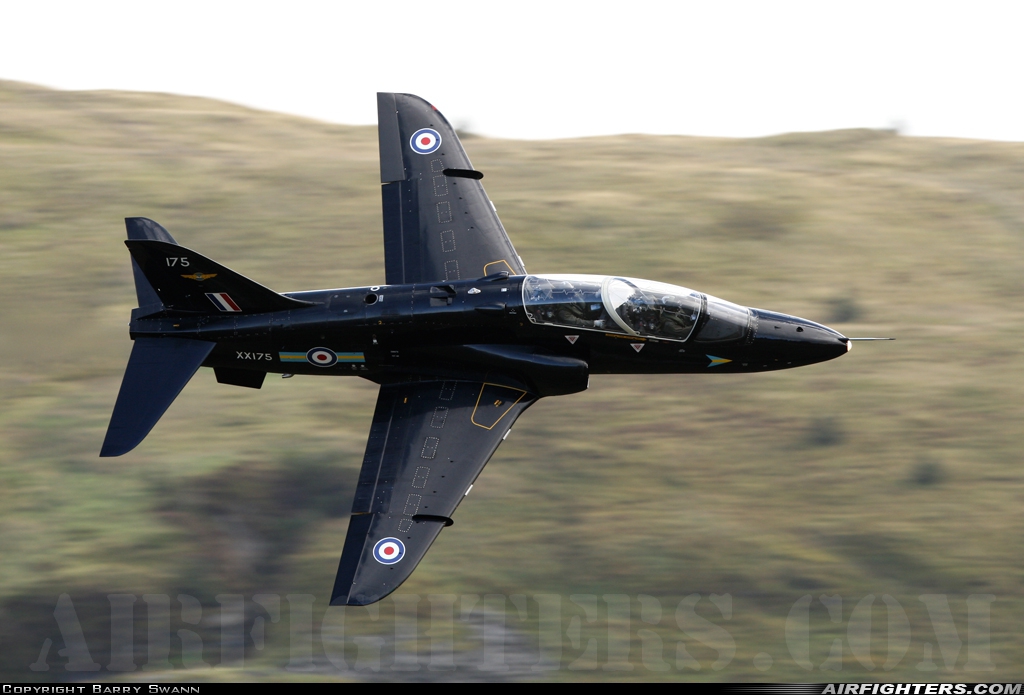 UK - Air Force British Aerospace Hawk T.1 XX175 at Off-Airport - North Wales, UK