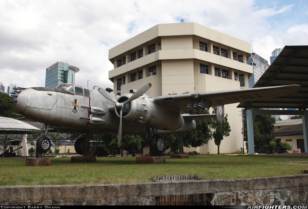 Indonesia - Air Force North American B-25J Mitchell M-458 at Off-Airport - Jakarta, Indonesia