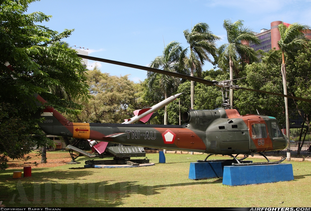 Indonesia - Air Force Agusta-Bell (I)UH-1 (AB-204B) H-2068 at Off-Airport - Jakarta, Indonesia