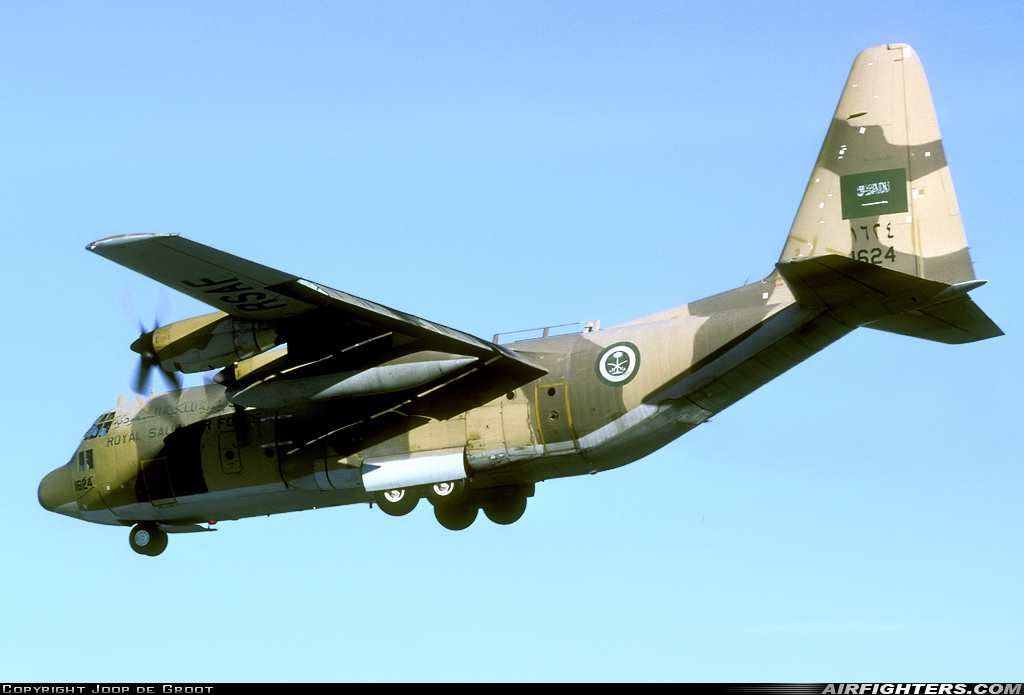 Saudi Arabia - Air Force Lockheed C-130H Hercules (L-382) 1624 at Lossiemouth (LMO / EGQS), UK
