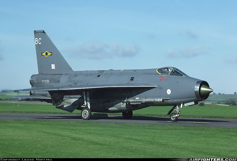 UK - Air Force English Electric Lightning F6 XS895 at Binbrook (GSY / EGXB), UK