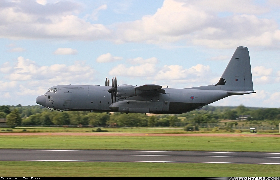 UK - Air Force Lockheed Martin Hercules C4 (C-130J-30 / L-382) ZH879 at Fairford (FFD / EGVA), UK