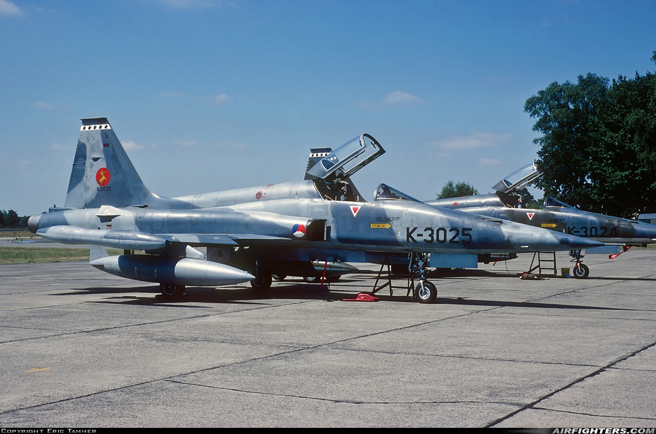 Netherlands - Air Force Canadair NF-5A (CL-226) K-3025 at Breda - Gilze-Rijen (GLZ / EHGR), Netherlands