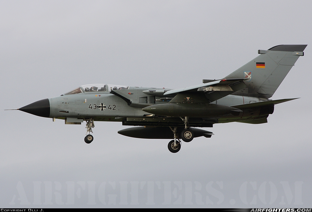 Germany - Air Force Panavia Tornado IDS(T) 43+42 at Norvenich (ETNN), Germany