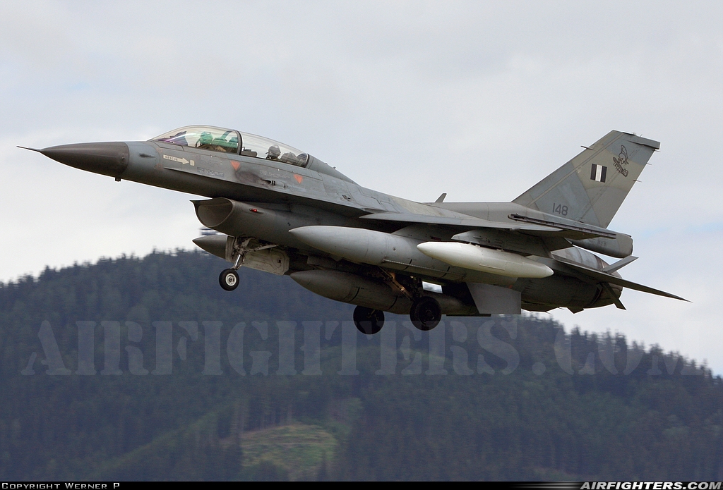 Greece - Air Force General Dynamics F-16D Fighting Falcon 148 at Zeltweg (LOXZ), Austria