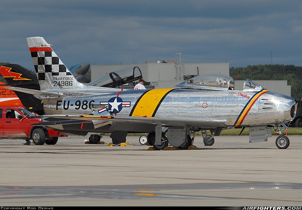 Private North American F-86F Sabre NX188RL at Mount Clemens - Selfridge ANGB (MTC / KMTC), USA