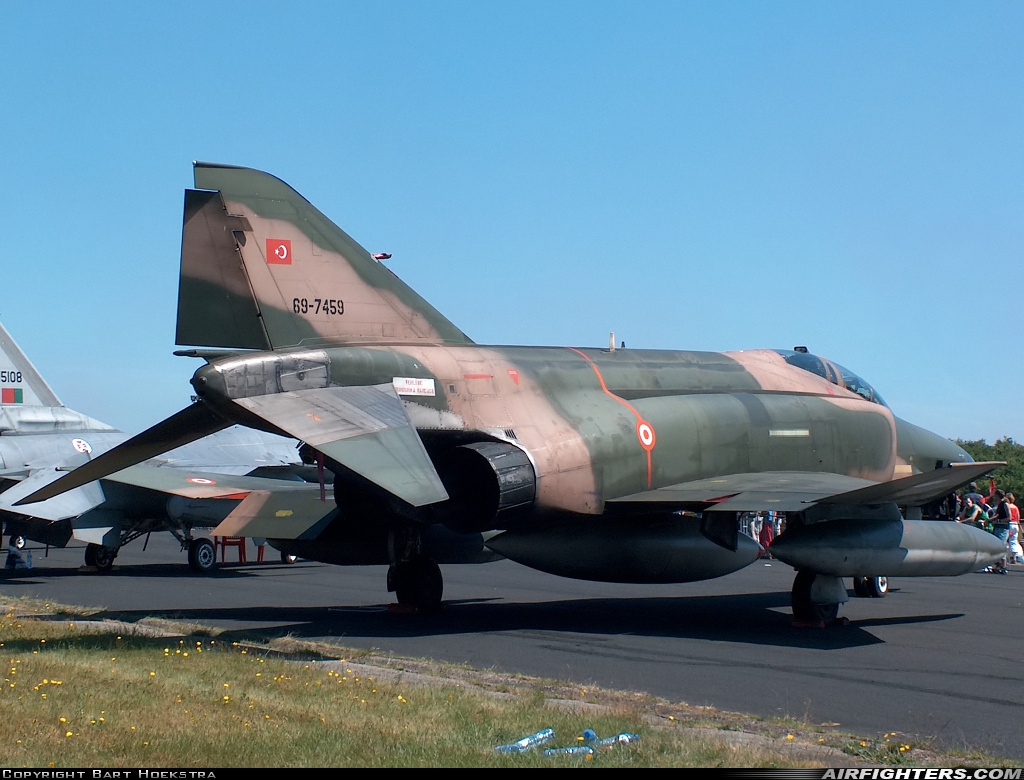 Türkiye - Air Force McDonnell Douglas RF-4E Phantom II 69-7459 at Breda - Gilze-Rijen (GLZ / EHGR), Netherlands