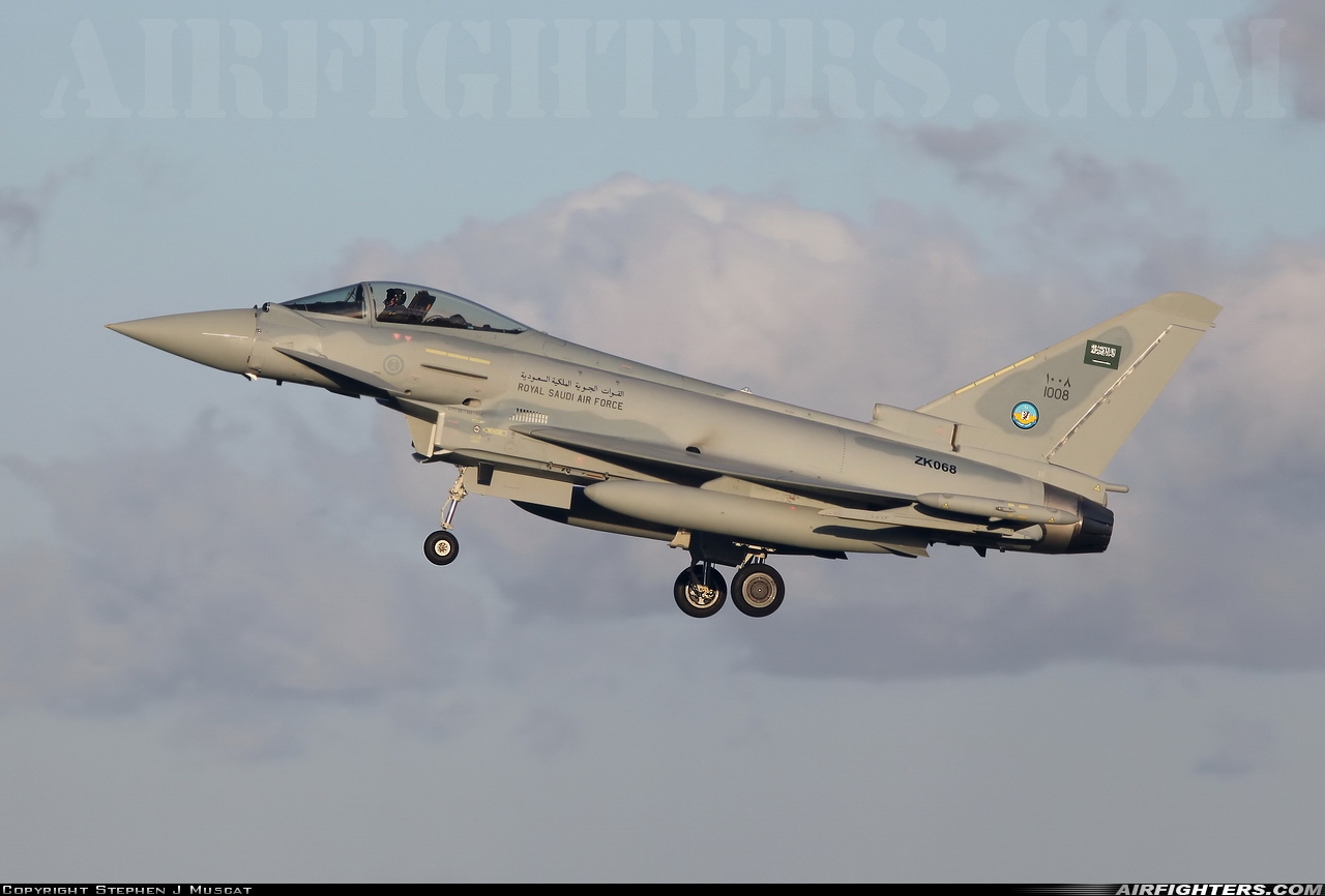 Saudi Arabia - Air Force Eurofighter Typhoon FGR50 ZK068 at Luqa - Malta International (MLA / LMML), Malta