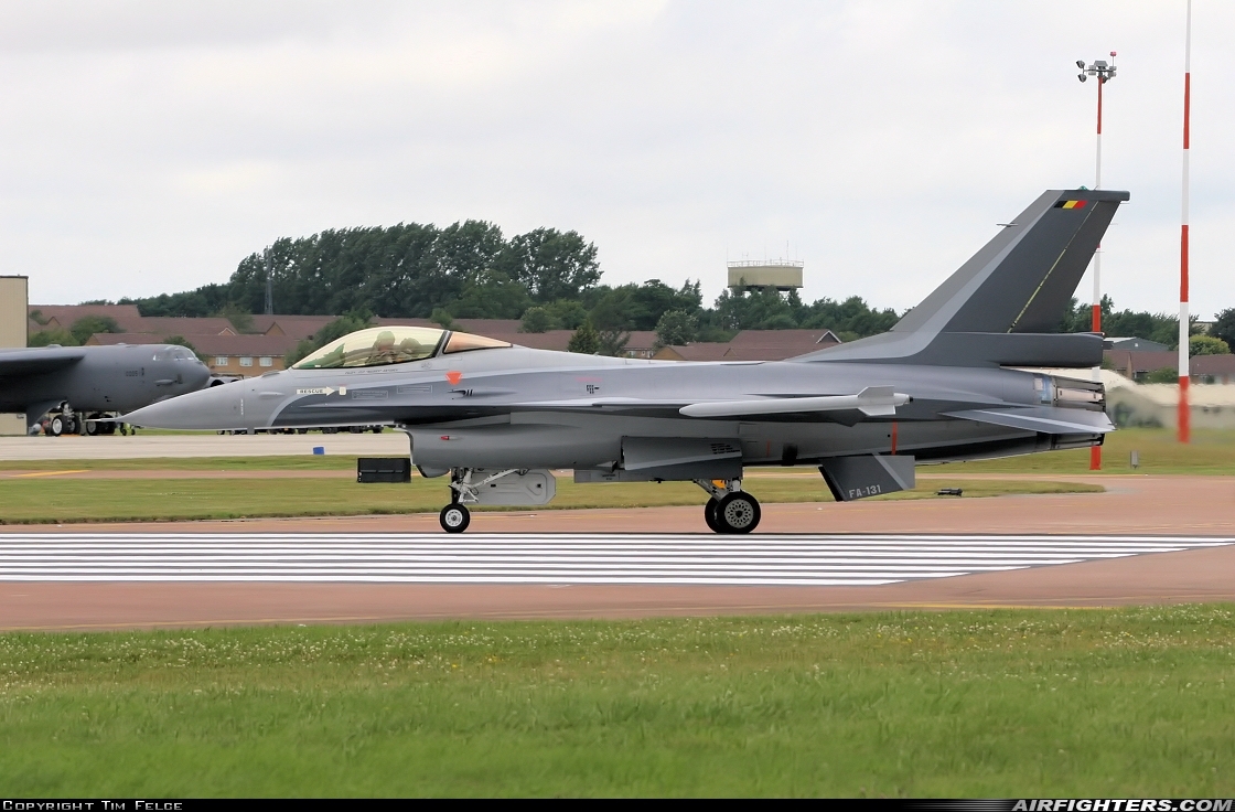 Belgium - Air Force General Dynamics F-16AM Fighting Falcon FA-131 at Fairford (FFD / EGVA), UK
