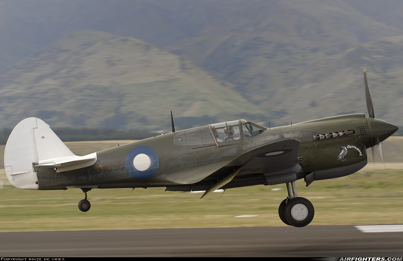 Private Curtiss P-40N Warhawk ZK-CAG at Wanaka (WKA / NZWF), New Zealand